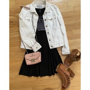 Embroidered Babydoll Dress